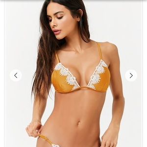Forever 21 crochet bikini top